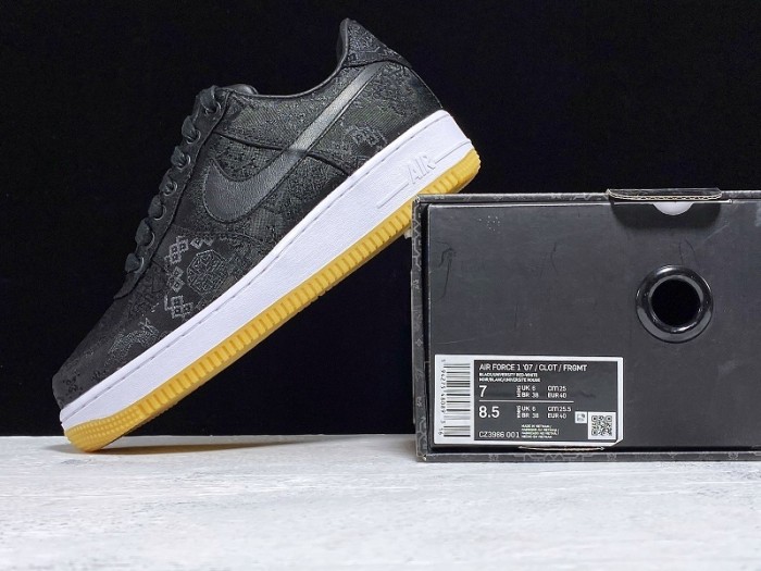air force 1 low fragment design x clot - cz3986-001