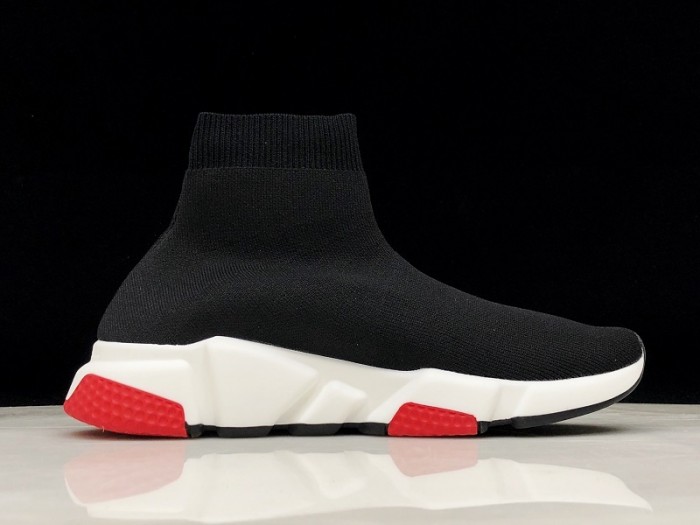 balen speed stretch-knit mid sneakers 494371 w05g0-1000