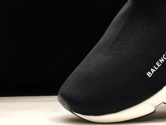 balen speed stretch-knit mid sneakers 494371 w05g0-1000