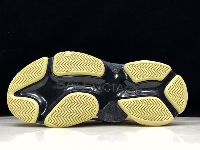 balen triple s cream yellow red 490672 w09o5 9035