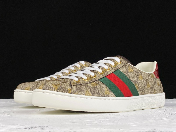 gu ace embroidered low-top sneaker