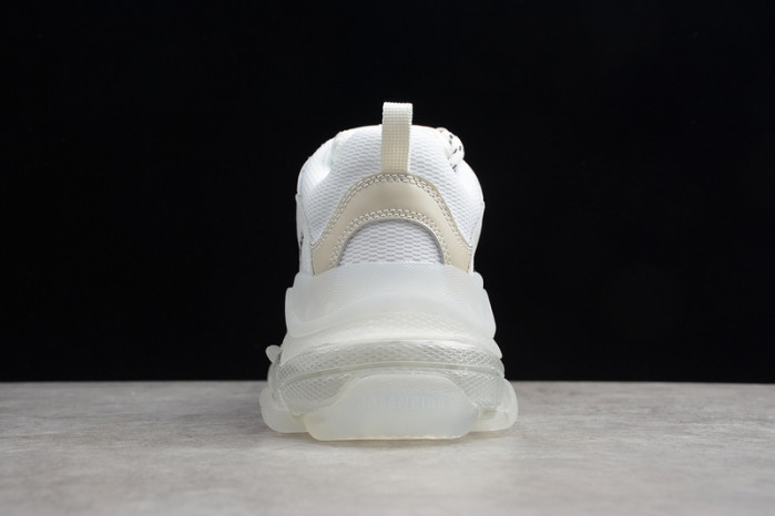 balen triple s clear sole white 541624 w09e1 9000