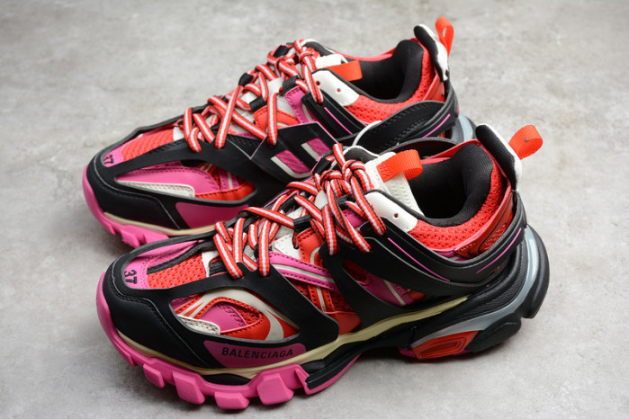 balen sneaker tess.s.gomma red / pink 542436 w1gb8 5418