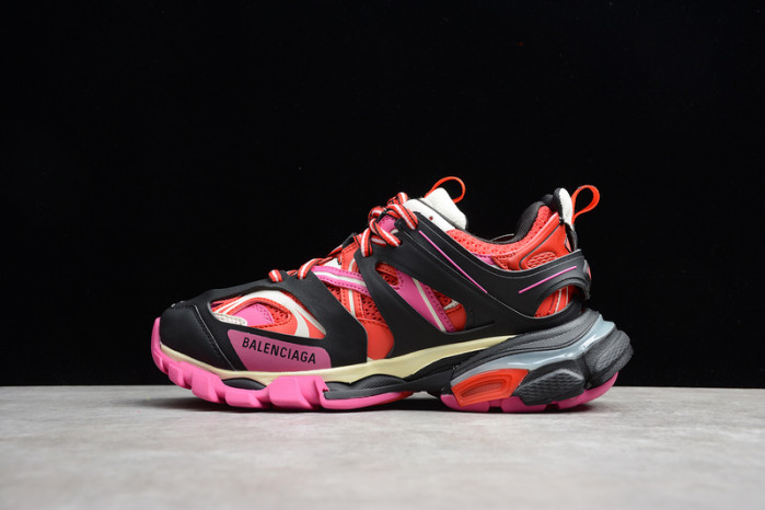 balen sneaker tess.s.gomma red / pink 542436 w1gb8 5418