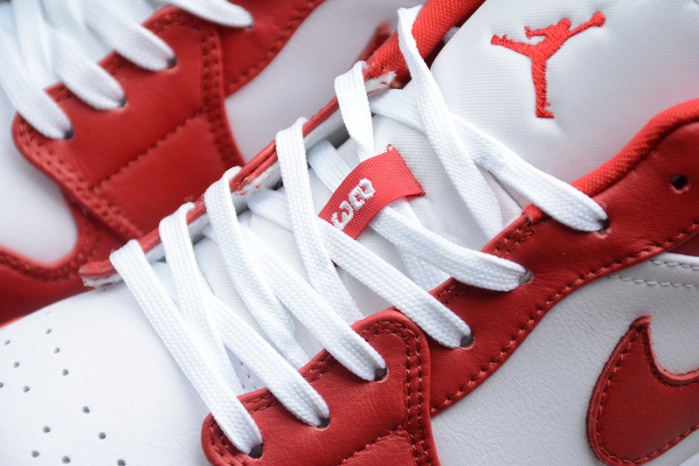 air jordan 1 low gym red white 553558-611