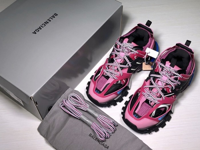 balen sneaker tess.s.gomma pink black blue 542023 w1gb8 5482