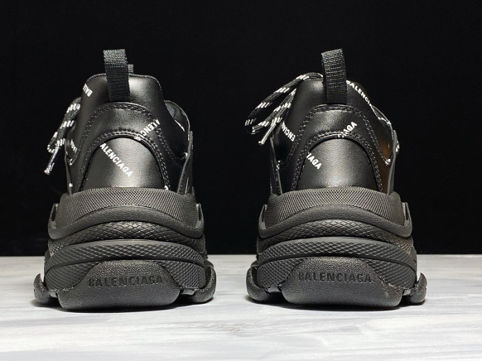 balen triple s trainers black letters 541624 w09o1 9013