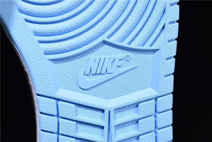 air jordan 1 unc blue chill patent leather cd0461-401