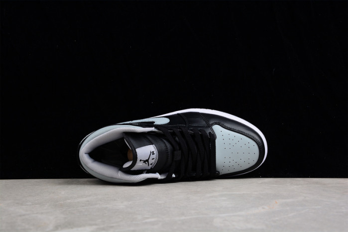 air jordan 1 mid black grey bq6472-007