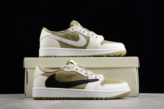 jordan 1 retro low golf travis scott neutral olive
