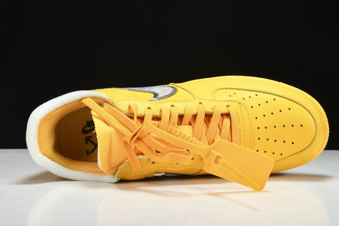 nike air force 1 low fw university gold metallic silver dd1876-700