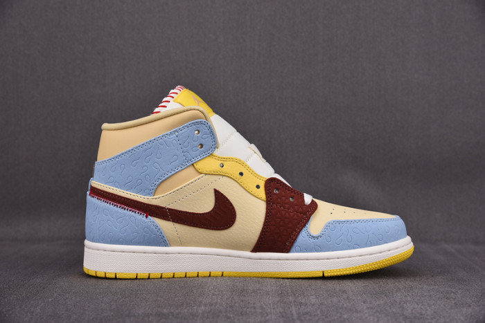 air jordan 1 mid se fearless Ma*s*n chateau rouge cu2803-200
