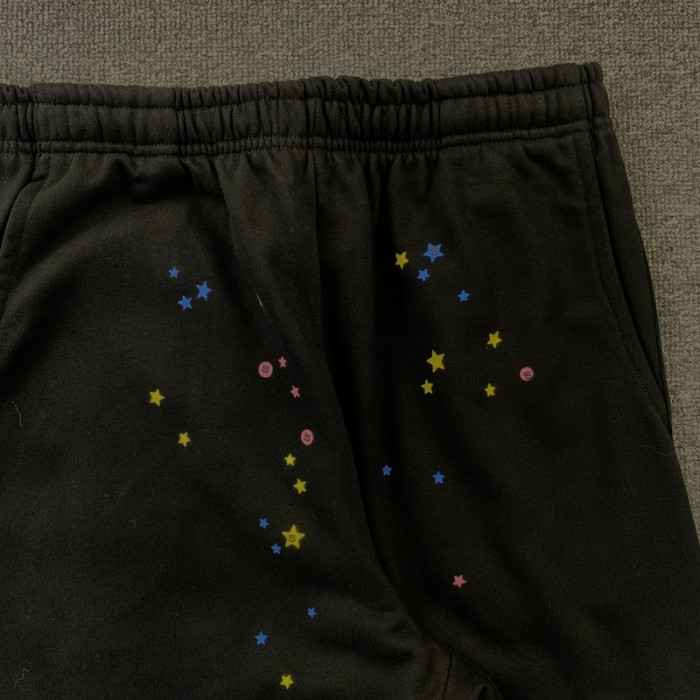 sp5der p*nk sweatpants black