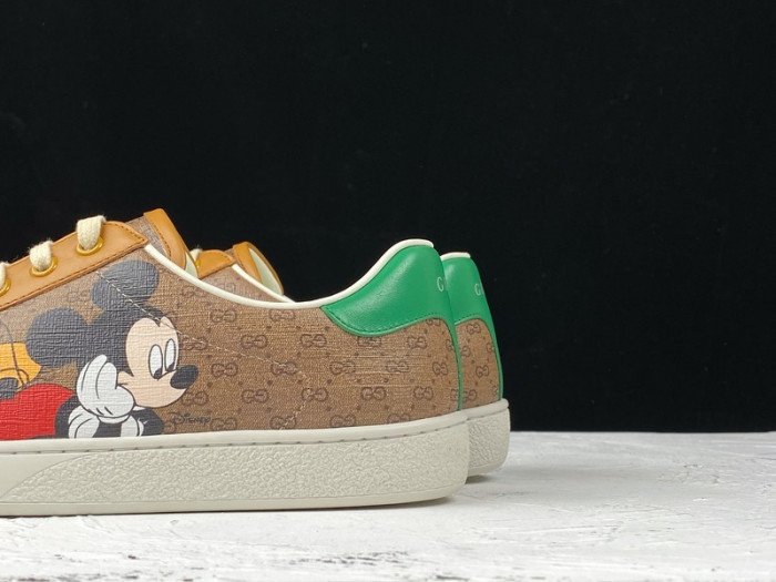 gu ace embroidered low-top sneaker