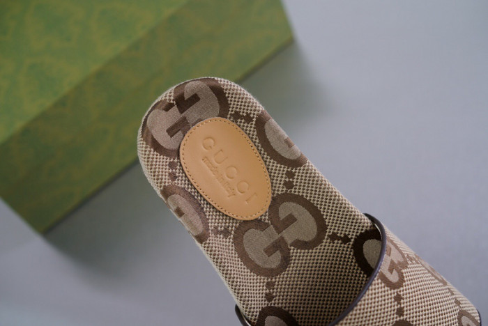 gu*ci maxi gg canvas slide sandal