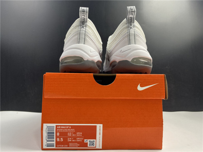 nike air max 97 golf white pure platinum ci7538-100