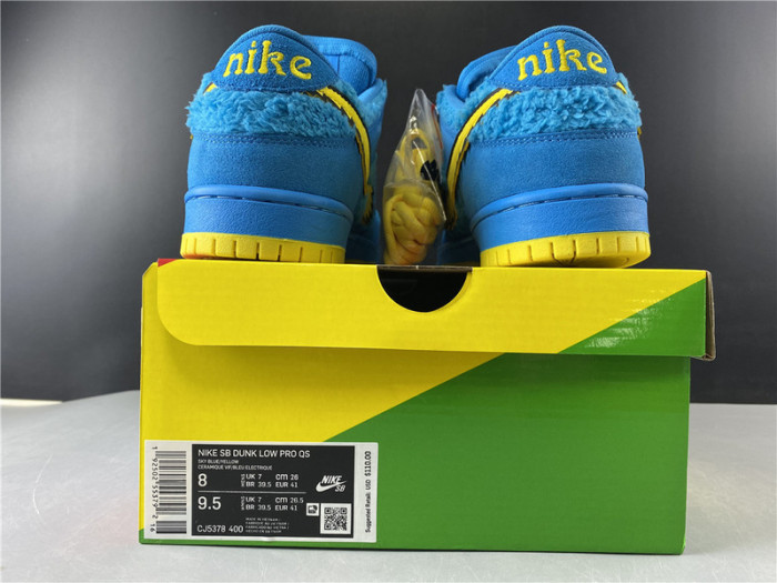 nike sb dunk low grateful dead "blue bear" cj5378-400