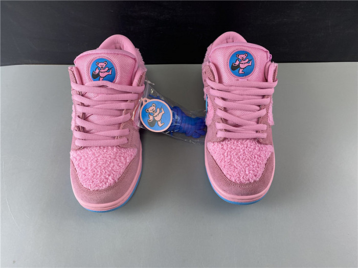 nike sb dunk low grateful dead x pink bear cj5378-600