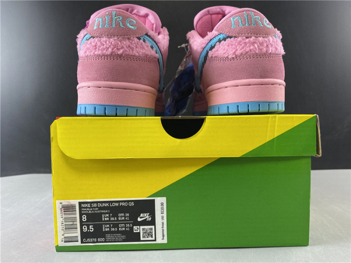 nike sb dunk low grateful dead x pink bear cj5378-600
