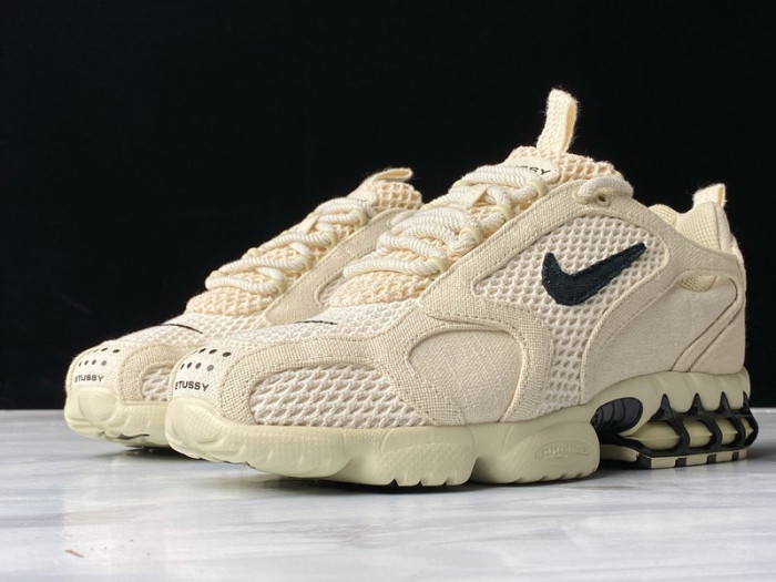 nike air zoom spiridon cage 2 stussy fossil cq5486-200