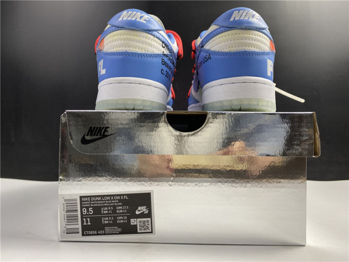 fw x futura x nike dunk low “bright blue” ct0856-403