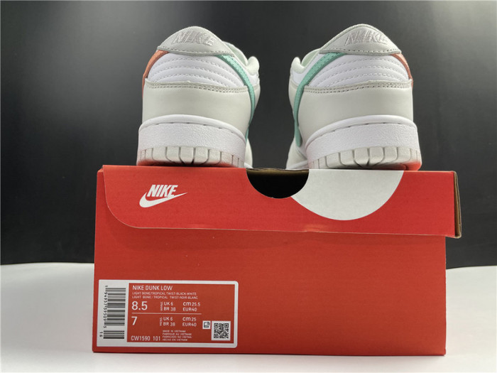 nike dunk low tropical twist (gs) cw1590-101