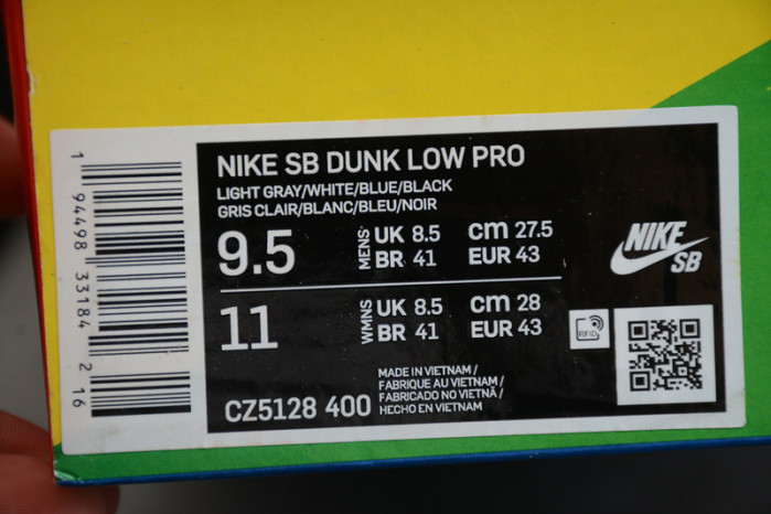 nike dunk sb low x instant skateboard cz5128-400