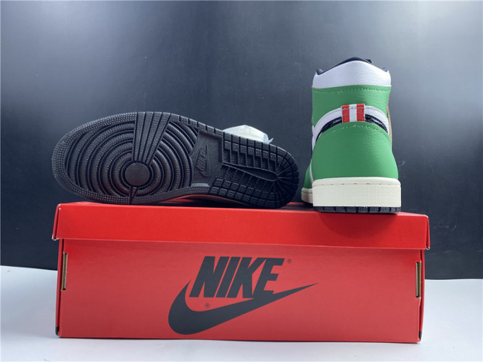 air jordan 1 retro high lucky gree db4612 -300