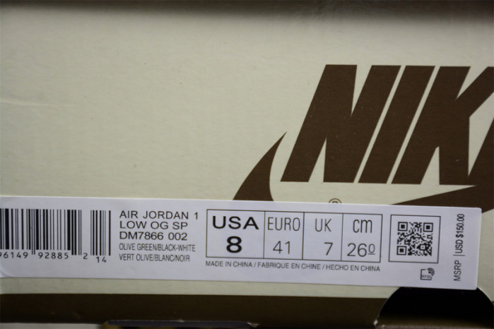 travis scott x air jordan 1 low og black olive