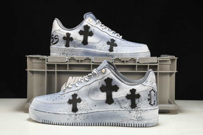 Ch*0me He**ts x nike air force 1 low