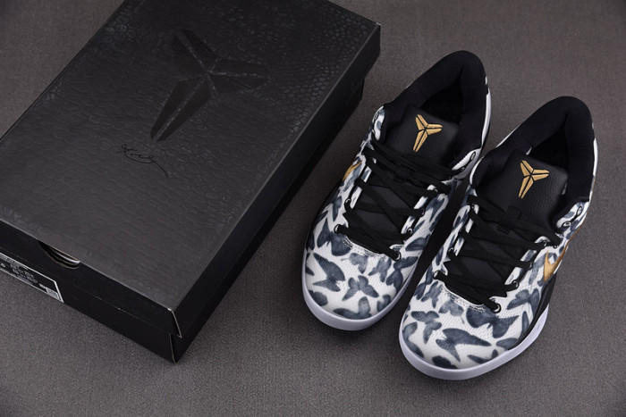 nike kobe 8 protro white metallic gold fv6325-100