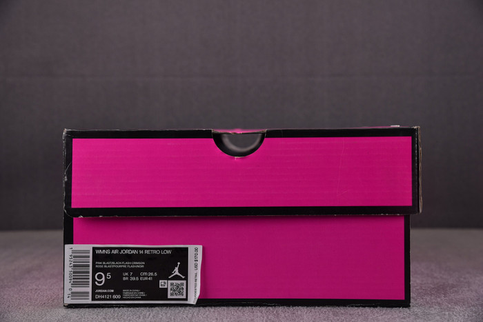 jordan 14 retro low shocking pink dh4121-600
