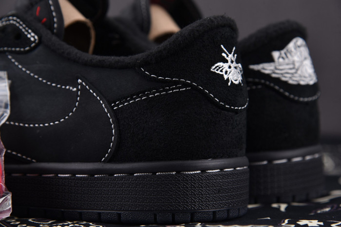 travis scott x air jordan 1 low black phantom dm7866-001