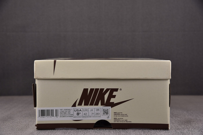 travis scott x air jordan 1 low og velvet brown dm7866-202