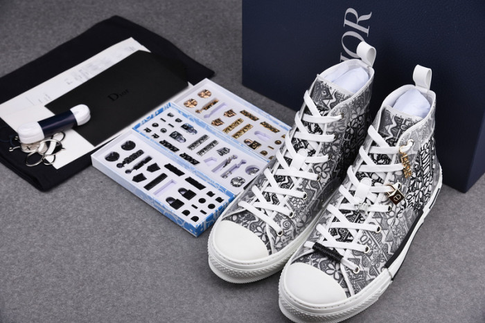 b23 oblique high top sneaker