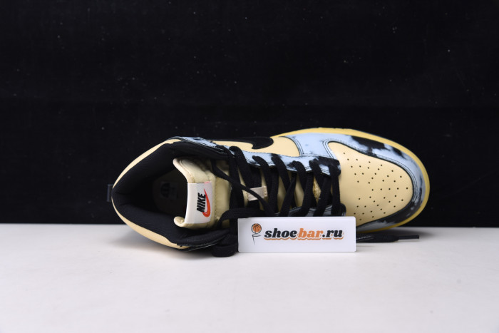 nike dunk high 1985 black acid wash - dd9404-700