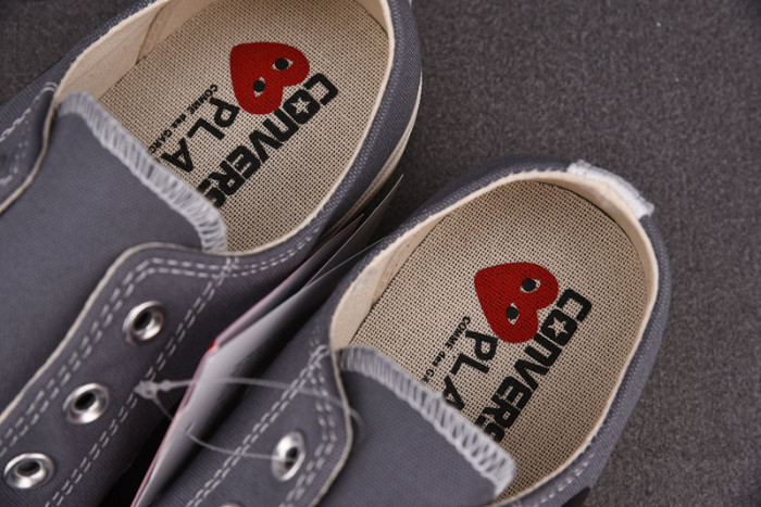 converse chuck taylor all-star 70 ox comme des garcons play grey