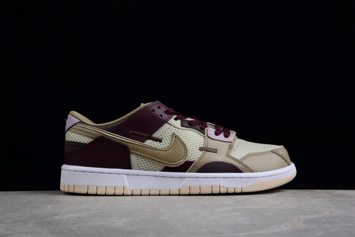 nike dunk low scrap latte - dh7450-100
