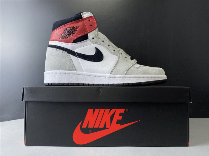 air jordan 1 retro high light smoke grey 555088-126