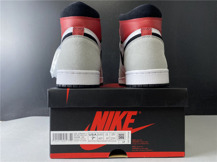 air jordan 1 retro high light smoke grey 555088-126