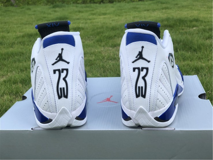 air jordan 14 retro white hyper royal 487471-104