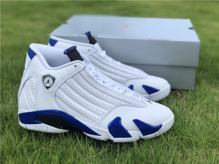 air jordan 14 retro white hyper royal 487471-104