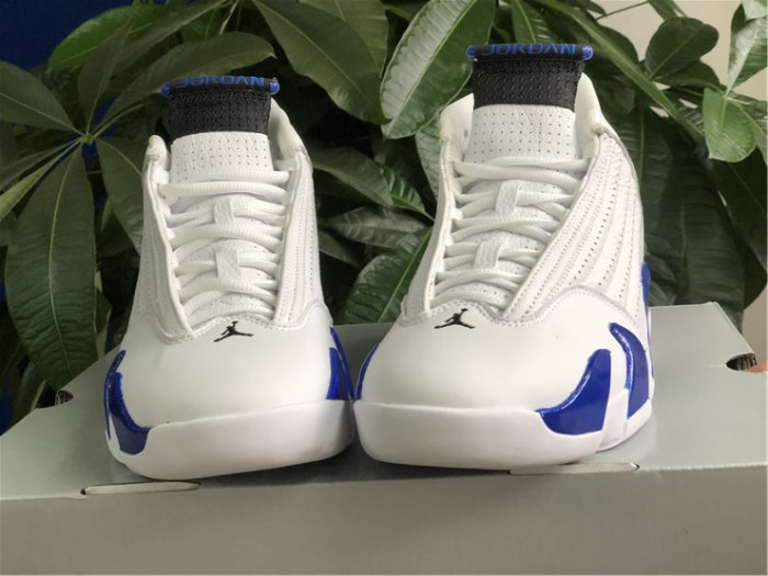 air jordan 14 retro white hyper royal 487471-104