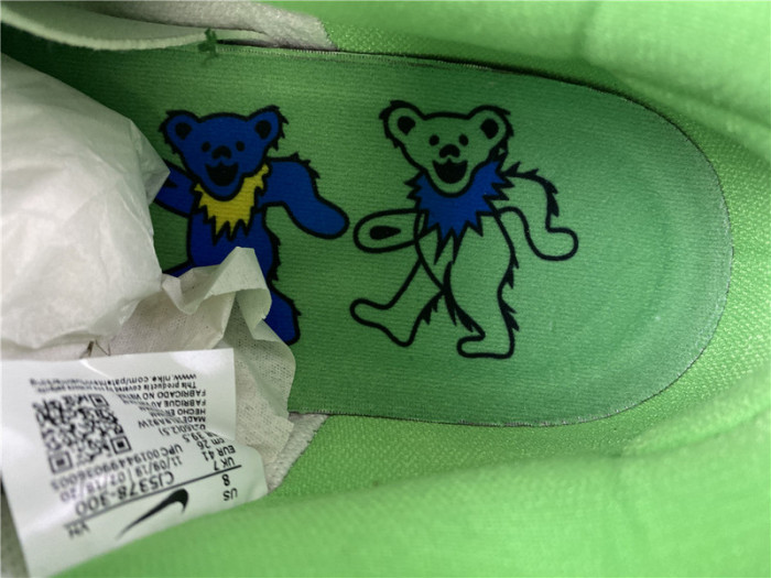 nike sb dunk low "grateful dead - green bear" - cj5378-300