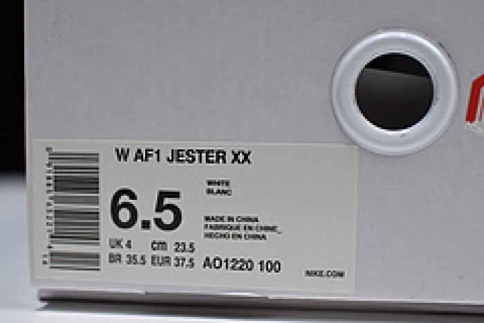 nike air force 1 jester xx reimagined white womens ao1220-100