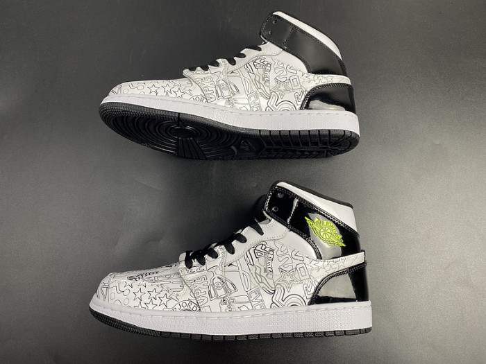 air jordan1 mid aj1 dc4099-100