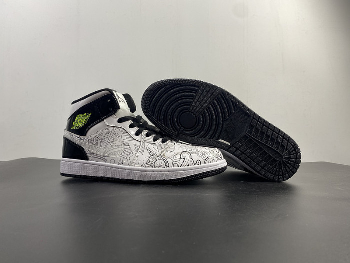 air jordan1 mid aj1 dc4099-100