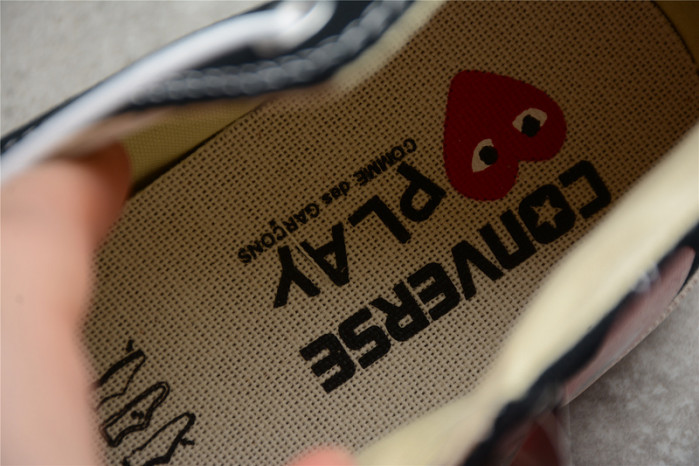 converse chuck taylor all-star 70 hi comme des garcons play black