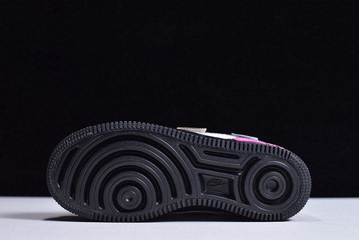 nike air force 1 shadow removable patches black pink cu4743-001
