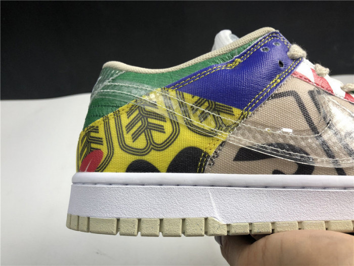 nike dunk low sp city market da6125-900